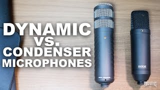 Dynamic vs Condenser Microphones Whats the Difference [upl. by Dickenson]