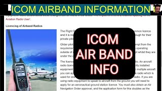 ICOM  EVERYTHING YOU NEED TO KNOW ABOUT AIRBAND RADIO [upl. by Ringsmuth]