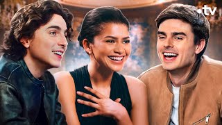 Exclusive Zendaya amp Timothée Chalamet on their love story in Dune 2 and the secrets of the shoot [upl. by Cristi]