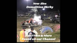 Crushing Hit on a Square Body Vic Demolition Derby Full Size Stock New Alexandria WampW Demo [upl. by Pliam]