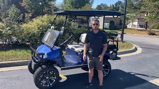 2022 Evolution Forester 4 Plus Street Legal Golf Cart Walkaround [upl. by Kiah]