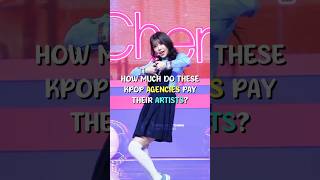 How much do these agencies pay their artist kpop fyp shorts yg sm jyp hybe starship cube [upl. by Eidolem]