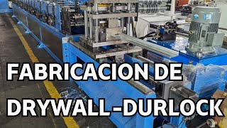 CONFORMADORA DE PERFILES DRYWALL DURLOCK SOLERAS Y MONTANTES  LATAMSTEEL [upl. by Otreblig761]