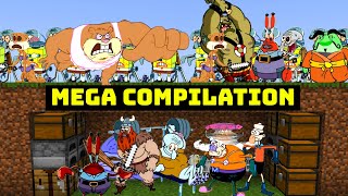 Minecraft Speedrunners VS Hunters  Mega Compilation 4 [upl. by Aehr727]