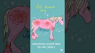 Wild horse islands valentines event 2025 idea wildhorseislands roblox horse art horse [upl. by Annaehs]