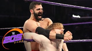 Jack Gallagher vs Ariya Daivari  quotI Forfeitquot Match WWE 205 Live Jan 17 2017 [upl. by Dickinson]