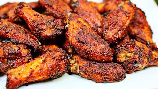 Best Ever Crispy Baked Chicken Wings  How to Perfectly Bake Crispy Wings in the Oven [upl. by Laurella776]