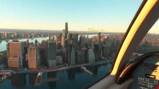 Test flight over Manhattan average 45 FPS [upl. by Attelrahs823]