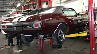 My 70 CHEVELLE SS BACK FROM THE SHOP GETTING A MAKE OVER [upl. by Cirre213]