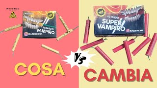 Confronto Petardi VAMPIRO vs SUPER VAMPIRO [upl. by Lavina]