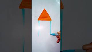 How to draw colourful house howtodraw kidsdrawing shorts ​⁠PalakEducationArts [upl. by Aubin960]