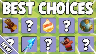 UPDATED Best Hero Equipment COMBINATIONS for Every Hero Clash of Clans [upl. by Lymn]