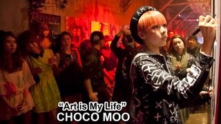 Japanese Artist Choco Moo quotArt Is My Lifequot  Interview amp Live Painting [upl. by Cull839]