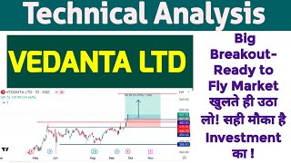 VEDANTA Stock Analysis  Swing Trade Vedanta Target  Vedanta Share Technical Analysis Target 600 [upl. by Otrebcire837]