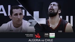 ARGELIA vs CHILE  2016 Mens World Olympic Qualification Tournament [upl. by Philine589]