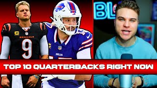 Ranking the Top 10 NFL Quarterbacks RIGHT NOW  NFL Week 13 [upl. by Salinas]