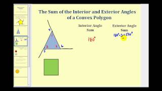 Interior and Exterior Angles of a Polygon [upl. by Misha]