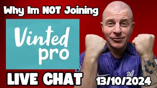 LIVE Listing amp Chatting Why Im NOT Joining VINTED PRO [upl. by Aitnahs]