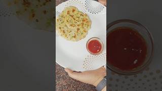 Rava chillaSooji chillaUttapamEasy amp instant love breakfast recipe easyrecipe youtubeshorts [upl. by Anaehs450]