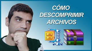 Archivos RAR y ZIP como Extraer o Descomprimir archivos con WinRAR en Windows 10 [upl. by Lefton633]