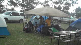 Sturgis 2009 Hail Storm part 1 of 2 [upl. by Aicat346]