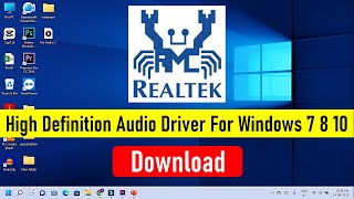 How To Download Realtek HD Audio Driver On Windows 7810  latest version 2023 [upl. by Mattias]