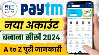 New Paytm Account Kaise Banaye 2024  How to Create Paytm Account in HINDI  HumsafarTech [upl. by Anitak]