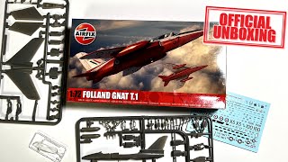 Official Unboxing Airfix  Folland Gnat T1 A02105 [upl. by Moureaux144]