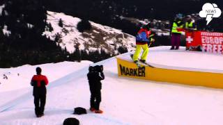 downdays LIVE  European Freeski Open Laax 2011  Slopestyle Finals [upl. by Haag47]