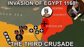 SALADIN Third Crusade Invasion of Egypt 1168 Animated History DOCUMENTARY [upl. by Even]