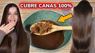 TIÑE TU CABELLO SIN QUÍMICOS DE MARRON Y ELIMINA TUS CANAS 100 [upl. by Amehr596]