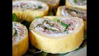 Rotolo di frittata farcito  Le video ricette di Lara [upl. by Rukna867]