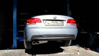 BMW E92 325i Sportauspuff Vergleich vorhernachher quotBastuckquot [upl. by Jesh817]