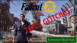 FALLOUT 76 TOP 5 GLITCHES WORKING RIGHT NOW Easy [upl. by Pals]