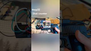 Esp32 Shot Counter esp32 esp32project mpu6050 [upl. by Ilrebma]