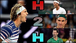 Zverev vs Big 3  All 18 H2H Match Points HD • Who Can Beat the Big 3  4 [upl. by Rikki]