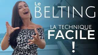 Le BELTING chant  La technique FACILE pour y arriver RAPIDEMENT [upl. by Laurent]