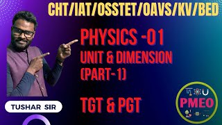 CHTIATOSSTET PHYSICS Mission class01 odia Unit and Dimension Part01  OAVSKV special [upl. by Enninaej378]