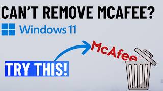 How to Remove or Uninstall McAfee Antivirus From Windows 11 [upl. by Stannwood]