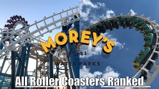 Ranking ALL the Roller Coasters at Moreys Piers  Wildwood New Jersey [upl. by Niras149]