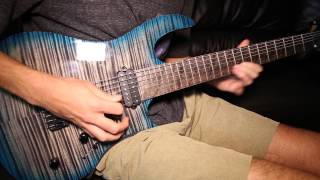 Reign of Darkness Solo Cover  Thy Art is Murder Carvin DC7x Line 6 POD HD500x [upl. by Boothman]