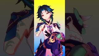 Xiao  Albedo  Kazuha  Aether【Genshin Impact MMD】2 Phut Hon [upl. by Klos]