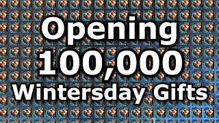 Opening 100000 Wintersday Gifts 4500g  Guild Wars 2 [upl. by Alien926]