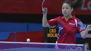 Molnar CRO v Zhang Zhang Mens Table Tennis 1st Round Replay  London 2012 Olympics [upl. by Limann]