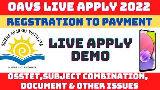 OAVS Live apply demoHow to apply on mobile Registration to paymentTGT PGTComputer teacher [upl. by Edgerton]