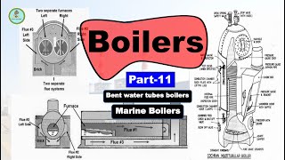 What is boiler Bent water tubes boilers Marine Boilers [upl. by Raycher]