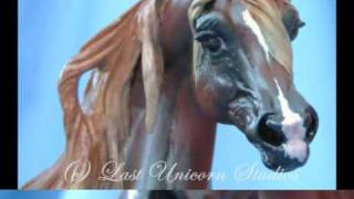 Latest Custom Painted Horse by quotLast Unicorn Studiosquot Artist Resin Arabian Stallion [upl. by Eiramlatsyrk]