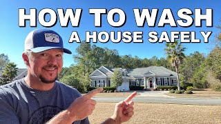 How to Pressure Wash A House Without Damaging It [upl. by Keverne]