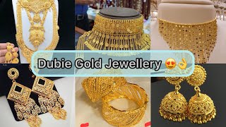 High Quality Gold Plated Dubai jewellery Set  Beautiful New jewellery Wedding design 😍 [upl. by Nahtanha]