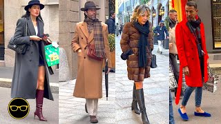 Italian Winter Fashion Unveiling The Beauty Of Italian Elegance Street Style Trends For Winter 2024 [upl. by Eejan]